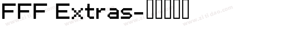 FFF Extras字体转换